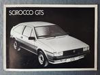 Leaflet VW SCIROCCO GTS - NL, Boeken, Verzenden, Gelezen, Volkswagen