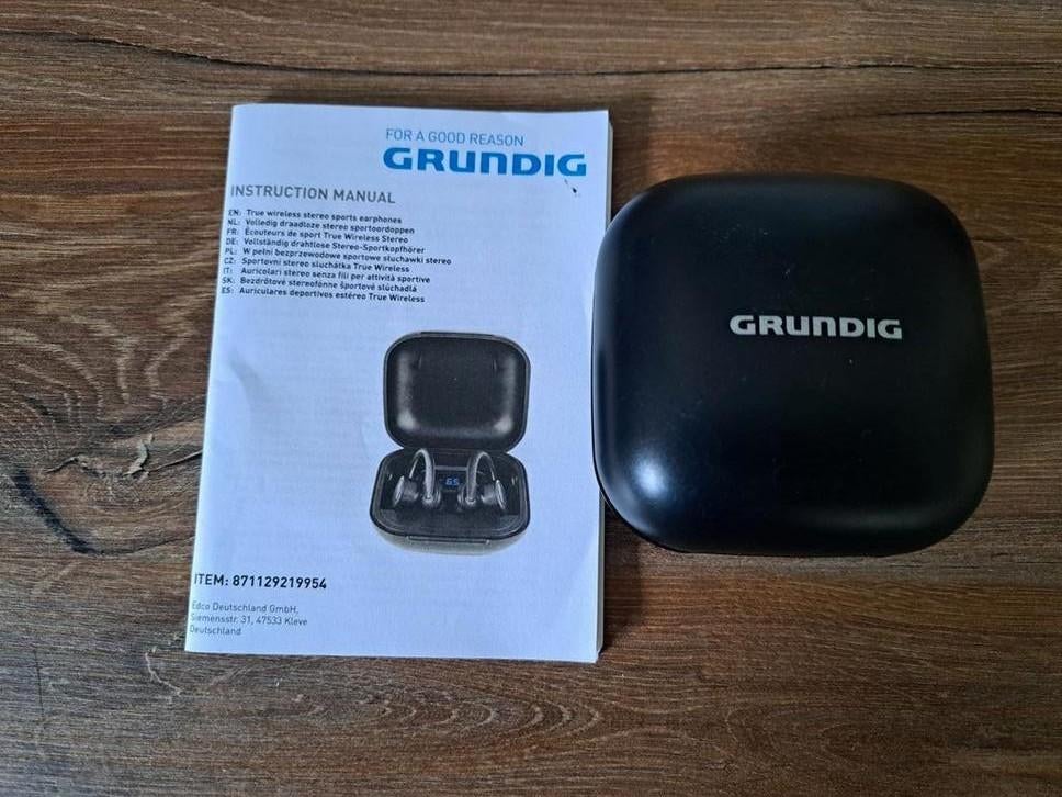 Nieuwe Grundig Draadloze Oordopjes met Oplaadcase, Overige merken, Nieuw, Ophalen of Verzenden, Over oor (circumaural)