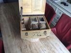 Houten kist met 2 stalen bunkerlantaarns en meer!, Verzamelen, Militaria | Tweede Wereldoorlog, Ophalen of Verzenden, Landmacht