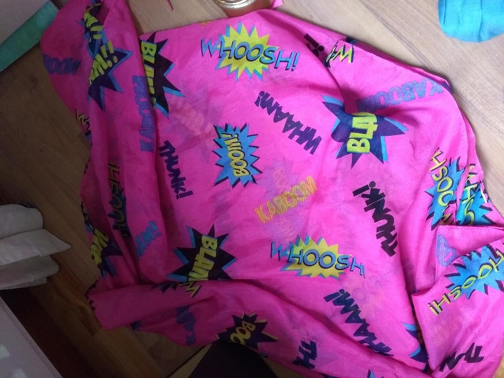 Sjaal leuke roze, Kinderen en Baby's, Kinderkleding | Mutsen, Sjaals en Handschoenen, Ophalen of Verzenden, Gebruikt, Meisje, Sjaal