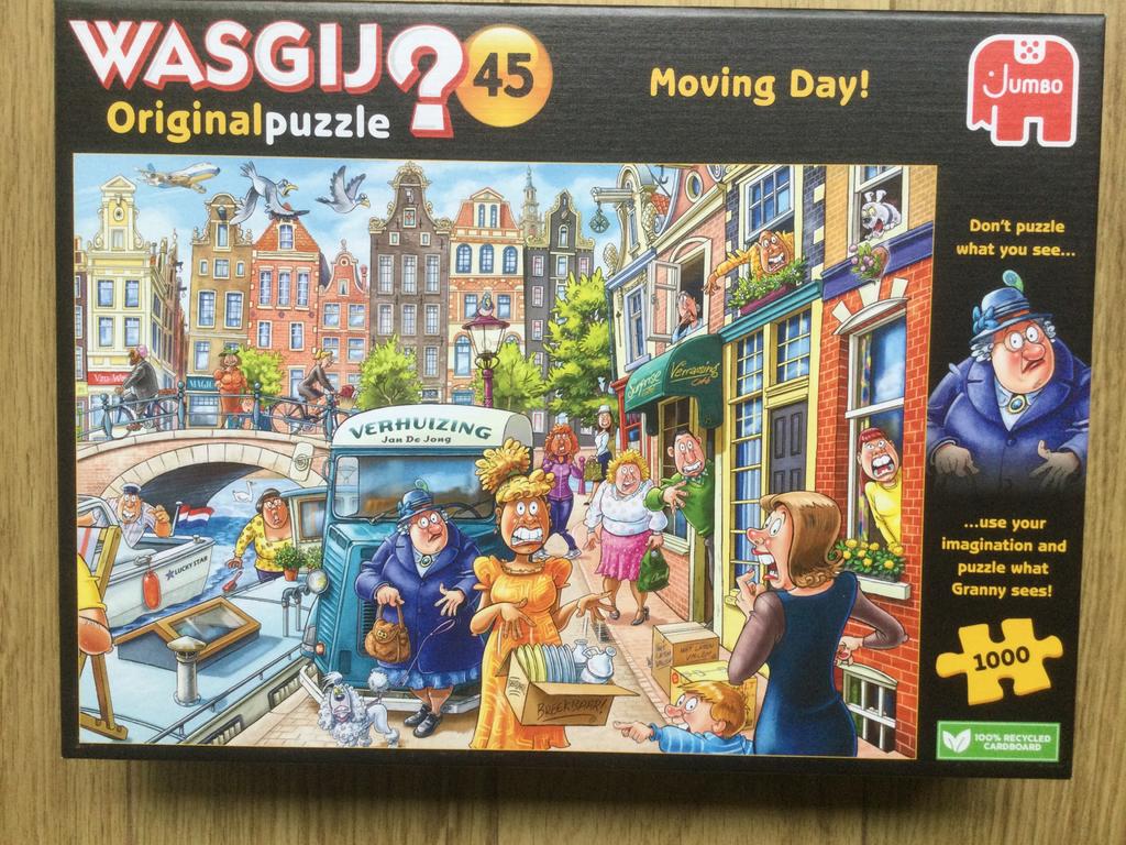 Wasgij 45 Original De Verhuisdag, Ophalen of Verzenden, 500 t/m 1500 stukjes, Zo goed als nieuw