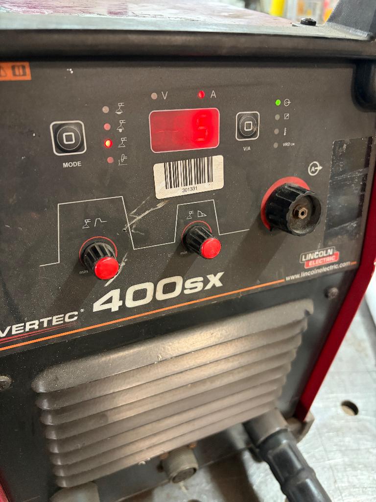 Lincoln Electric 400SX, Ophalen, Gebruikt, 250 ampère of meer, Elektroden