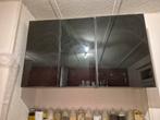 IKEA Keuken Hangkasten met Glazen Deuren - Zwart, Huis en Inrichting, Ophalen, Gebruikt, 100 tot 150 cm, Zwart