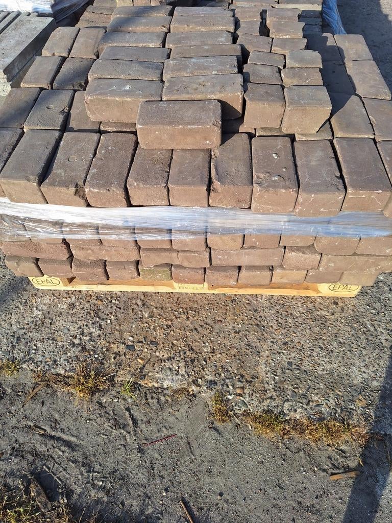 TE KOOP 5 M2 GEBAKKEN KLINKERS 10-DUIMERS, Ophalen, Keramiek, Klinkers