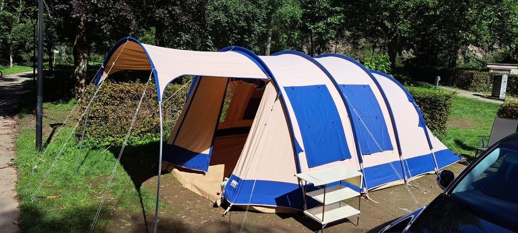5 persoons vrijbuiter michigan tent, Caravans en Kamperen, Tenten, Ophalen, Gebruikt