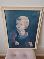 Olieverfschilderij van een kind, Ophalen of Verzenden