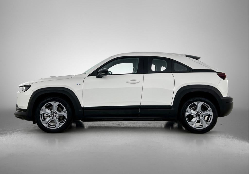 Mazda MX-30 e-SkyActiv EV 145 Exclusive-line 36 kWh | Fietse, Auto's, Mazda, Stof, Gebruikt, Zwart, 35 kWh