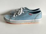 Wolky sneakers leer blauw maat 39, Wolky, Blauw, Ophalen of Verzenden, Sneakers of Gympen
