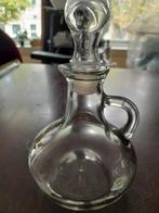 Kleine glazen karaf met schenktuit zgan, Ophalen of Verzenden