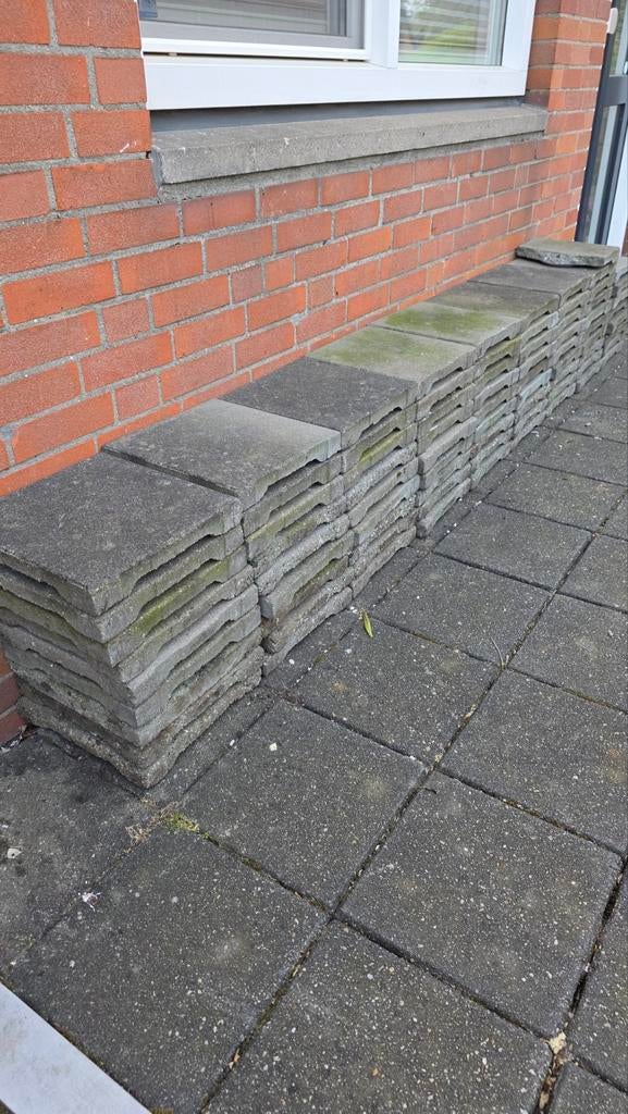 Terras / tuin / stoeptegel (GRATIS), Doe-het-zelf en Verbouw, Dakpannen en Dakbedekking, Ophalen, Gebruikt, Steen of Klei, Overige typen