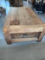 Salontafel van oude wagondelen, Ophalen, 100 tot 150 cm, 50 tot 100 cm, Zo goed als nieuw