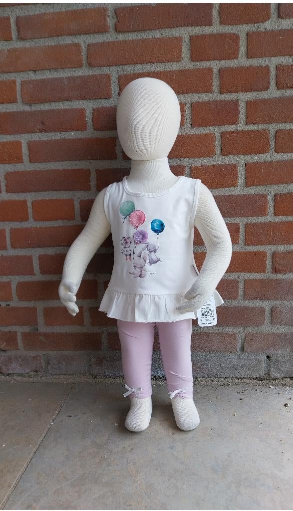 Necix´s 2 Delige set konijntjes maat 68 NIEUW, Kinderen en Baby's, Babykleding | Maat 68, SO, Necix´s, Meisje, Nieuw