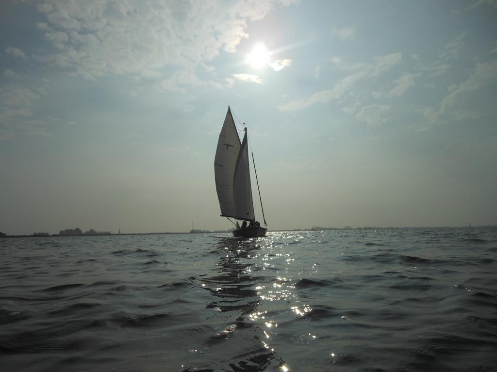 Polyvalk met buitenboordmotor - Ophalen eind juli/begin aug, Watersport en Boten, Ophalen, Gebruikt, Polyvalk, 6 meter of meer