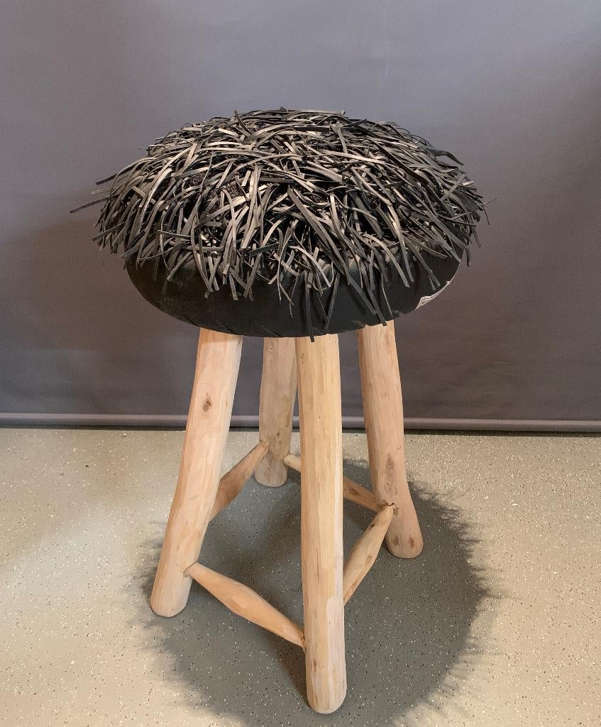 NIEUW Max & Luuk Borek kruk in doos Borek twv € 359,00st, Ophalen of Verzenden, Nieuw, Teakhout