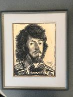 Houtskool portret gemaakt door Charles Eyck, Ophalen of Verzenden