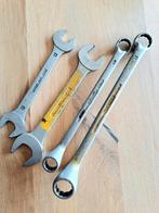 Gedore tweezijdig Vanadium 2x steeksleutel en 2x ringsleutel, Ophalen of Verzenden