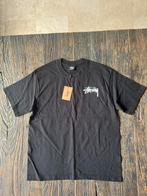 Stüssy Black Logo T-Shirt – Nieuw met Tags – S, Verzenden, Nieuw, Maat 46 (S) of kleiner, Zwart