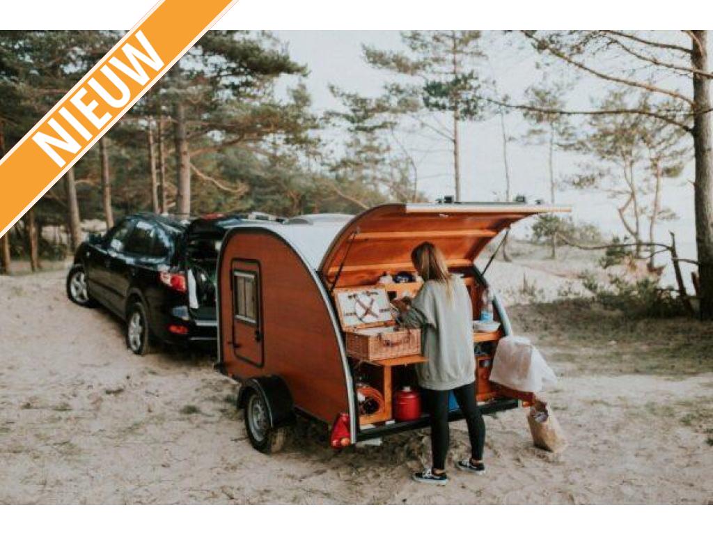 Kulba Woody mini caravan, Caravans en Kamperen, Caravans, Bedrijf, tot en met 2, tot 500 kg, Overige merken, tot 4 meter