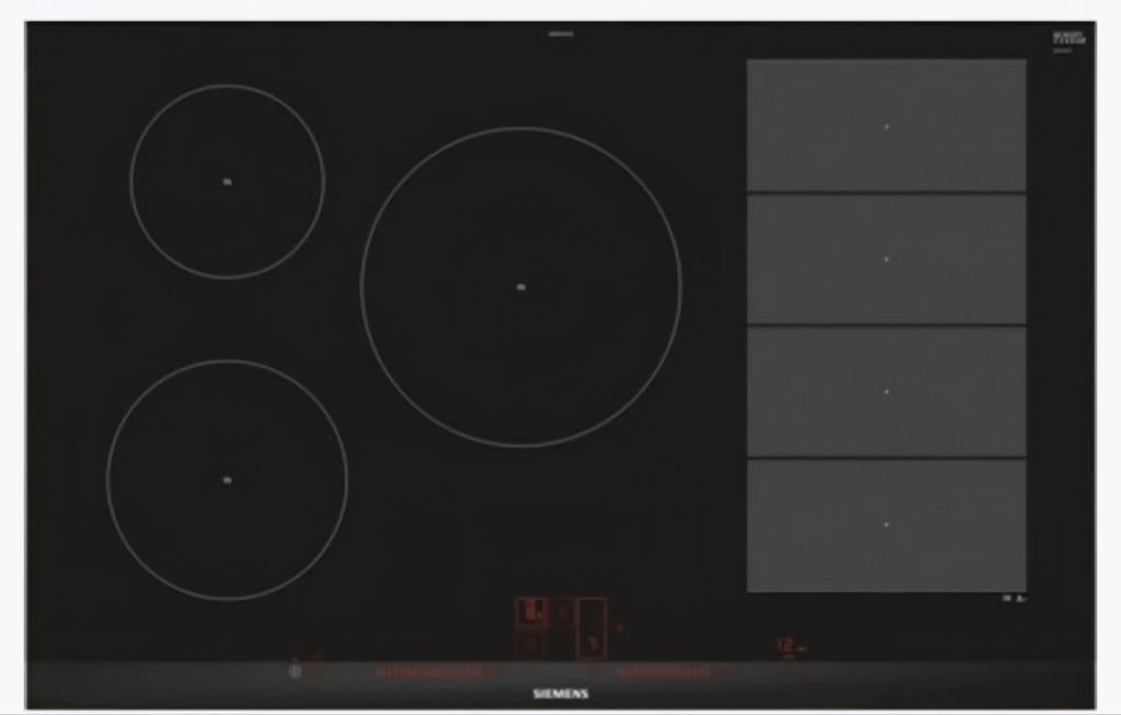 Siemens EX875LVC1E 80cm Inductie kookplaat (glas gebroken), Ophalen, Gebruikt, Inbouw, Inductie