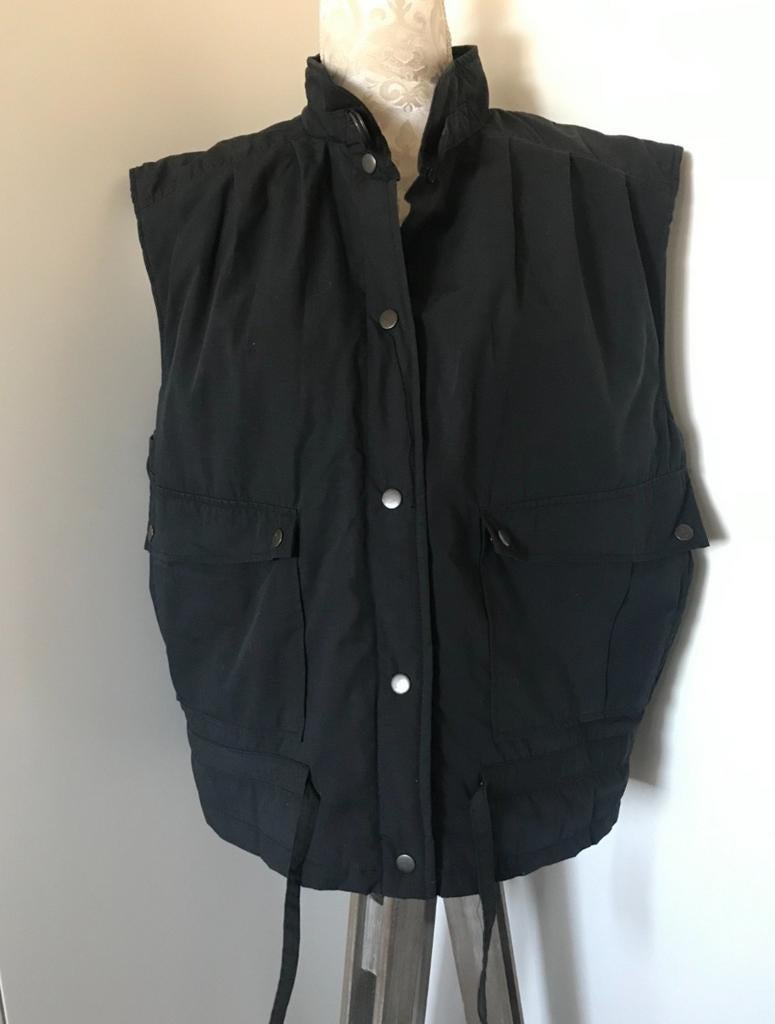Zwarte Bodywarmer, Verzenden, Zo goed als nieuw, Maat 38/40 (M), Zwart