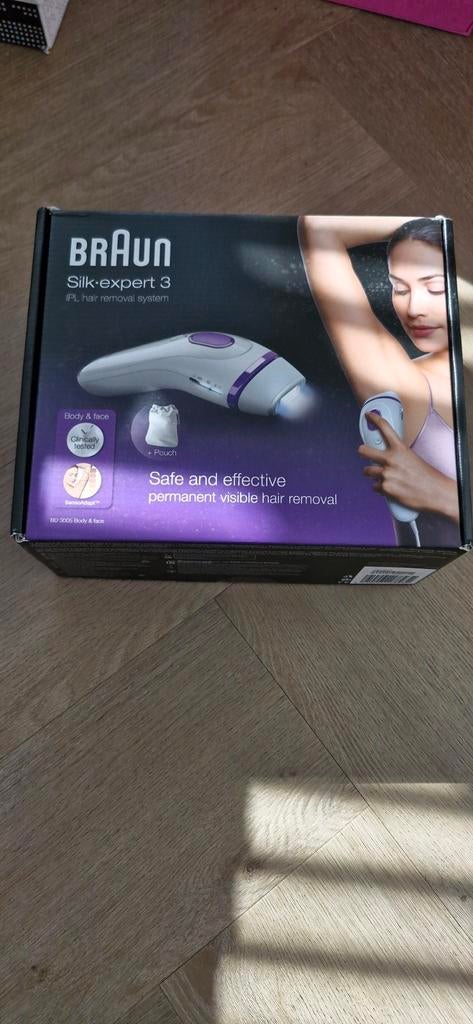 Braun Silk-expert 3 IPL ontharingssysteem, Witgoed en Apparatuur, Persoonlijke-verzorgingsapparatuur, Ophalen of Verzenden, Zo goed als nieuw
