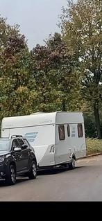 Hymer caravan met mover en nieuwe voortent, Particulier