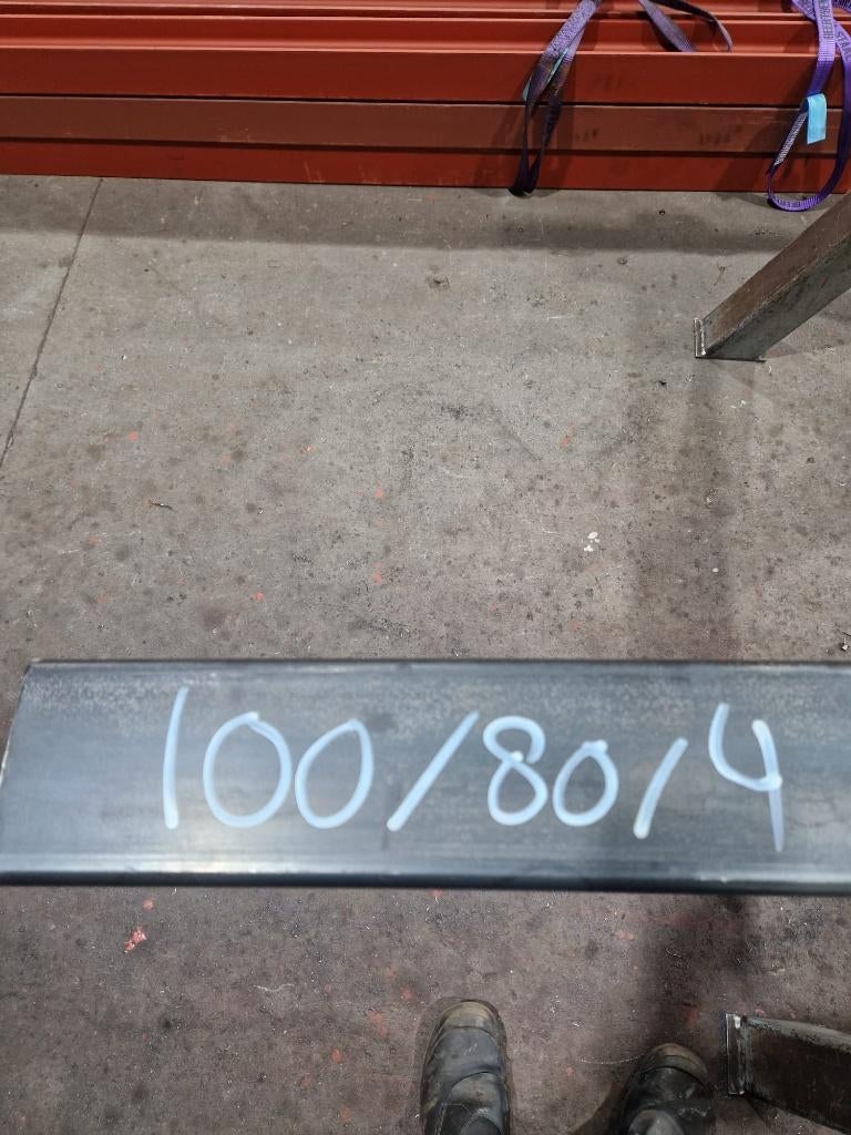 Koker 100x80x4 lengte 3000mm, Ophalen, Zo goed als nieuw