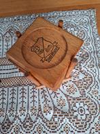 Oisterwijk Eiken Onderzetters, Ophalen of Verzenden, Gebruikt, Glas of Kopje