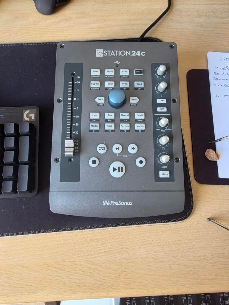Presonus ioStation 24c - Audio Interface & DAW Controller, Ophalen of Verzenden, Zo goed als nieuw, Minder dan 5 kanalen
