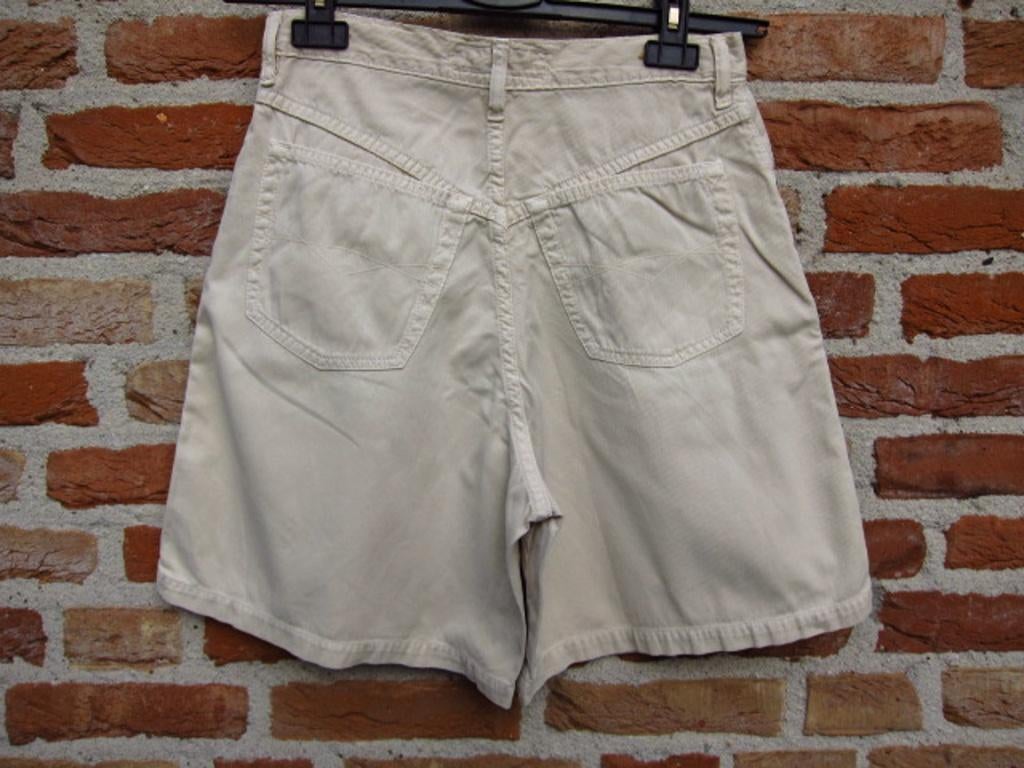 korte beige babyrib outdoor broek Gafair Jeans - als mt xs, Kort, Gafair, Beige, Ophalen of Verzenden