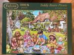 Gezocht: Falcon puzzel Teddy Bears Picnic 1000 stukjes, Ophalen of Verzenden, 500 t/m 1500 stukjes, Zo goed als nieuw