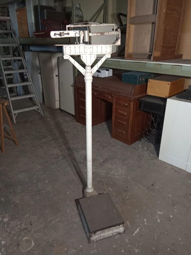 Vintage personenweegschaal, Ophalen, Gebruikt, 100 kg of meer, Personenweegschaal