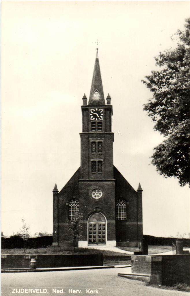 Zijderveld, Ned. Herv. Kerk - ongelopen, Verzamelen, Ansichtkaarten | Nederland, Ongelopen, Noord-Brabant, Voor 1920, Ophalen of Verzenden