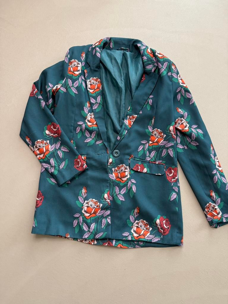 Blazer met bloemen maat 36, Ophalen of Verzenden, Zo goed als nieuw, Maat 36 (S)