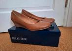 Cognac Blue Box Pumps - Maat 39, Ophalen of Verzenden, Bruin, Pumps