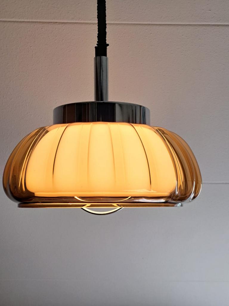Vintage Dijkstra / Herda Space Age lamp, Ophalen of Verzenden, Zo goed als nieuw, Minder dan 50 cm