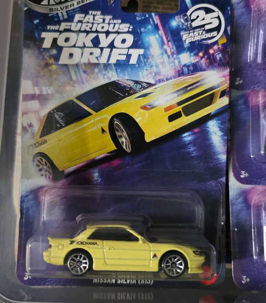 Hot Wheels Nissan Silvia (S13) Tokyo Drift, Ophalen of Verzenden, Matel, Onbekend, Onbekend