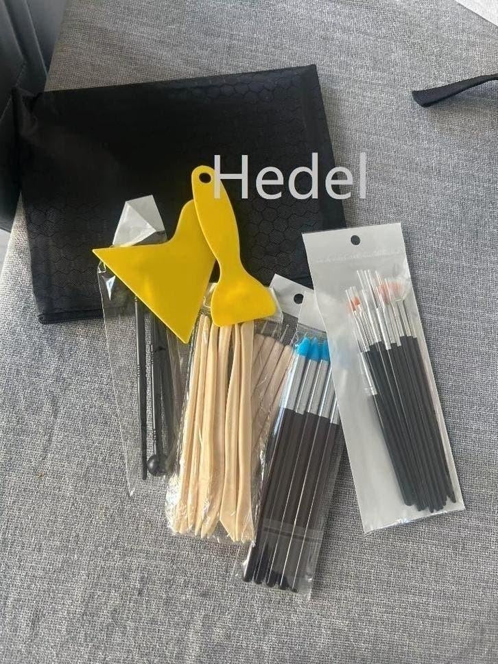 42-delige sculptuur gereedschapsset kleien pottenbakken etui, Ophalen of Verzenden, Nieuw, Bouwen