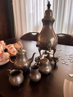 Tinnen kraantjespot met theeset, Ophalen of Verzenden