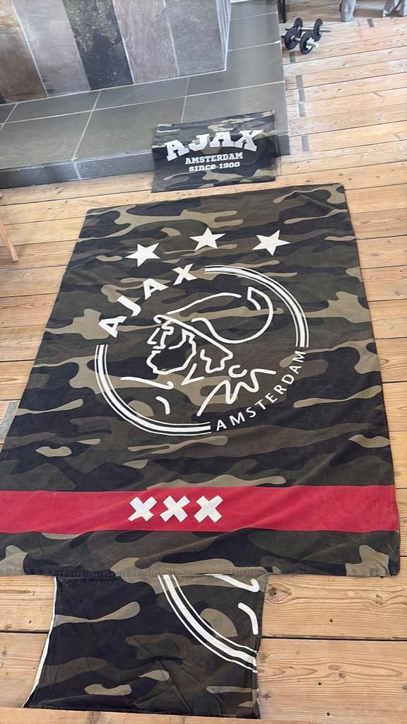 Ajax dekbedovertrek incl kussensloop, 100% katoen, Ophalen of Verzenden, Zo goed als nieuw