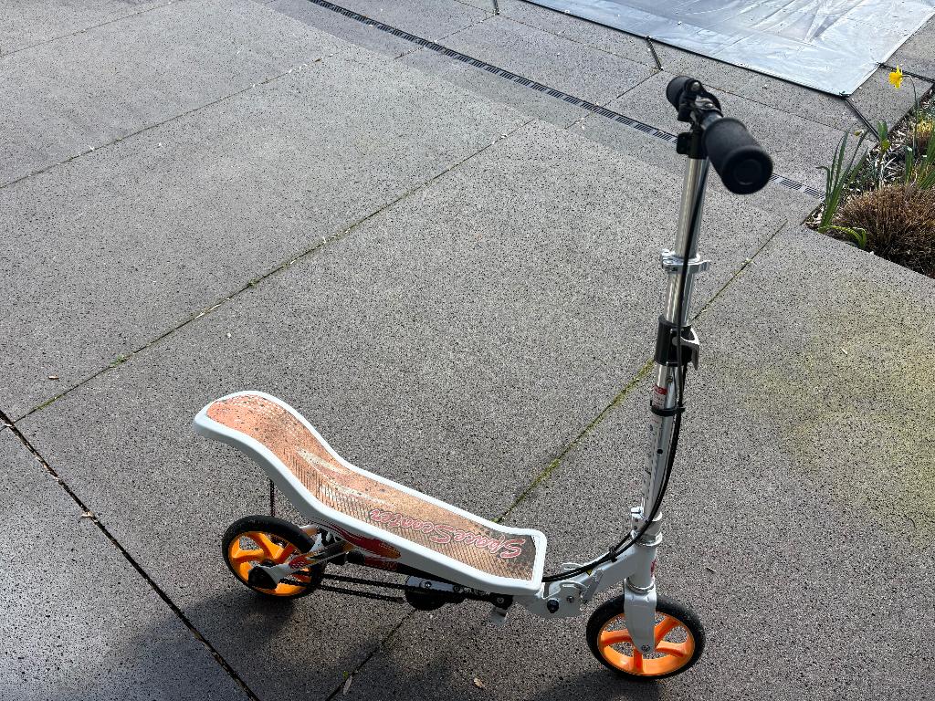 Space Scooter wit, Fietsen en Brommers, Steps, Ophalen, Gebruikt, Overige typen, Space Scooter