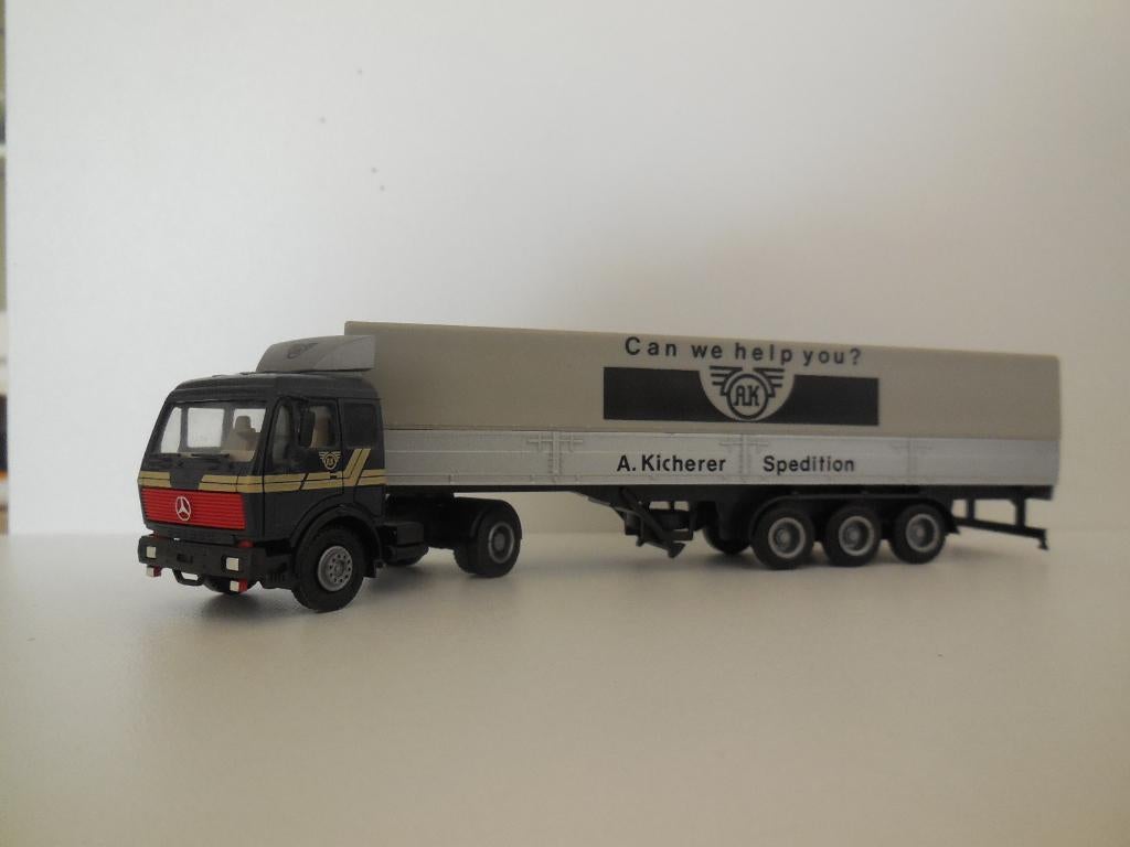 1:87 Herpa - Kicherer, Ophalen of Verzenden, Zo goed als nieuw, Bus of Vrachtwagen, Herpa