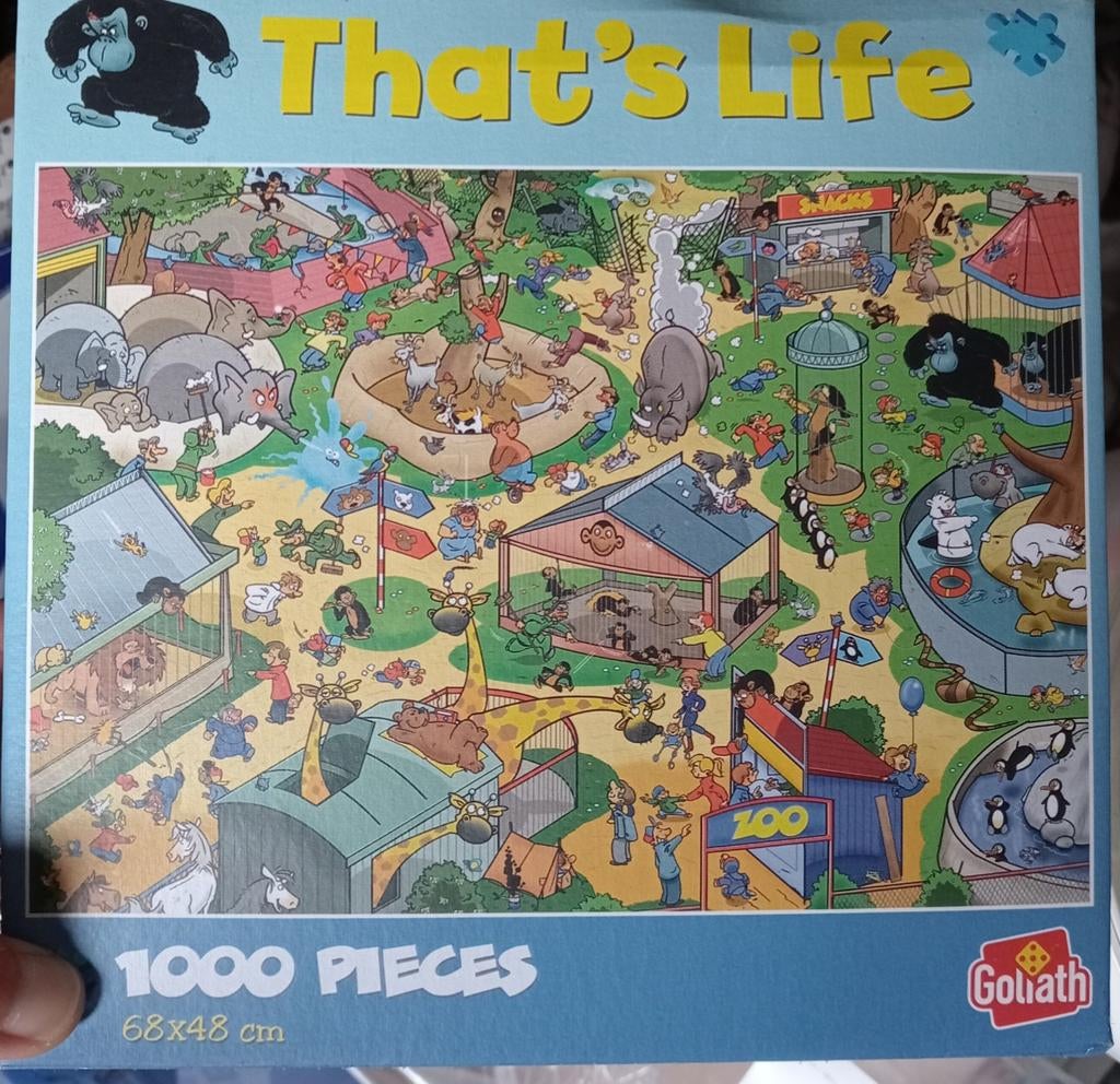 That's Life 1000 stukjes puzzel, Ophalen of Verzenden, 500 t/m 1500 stukjes, Gebruikt, Legpuzzel