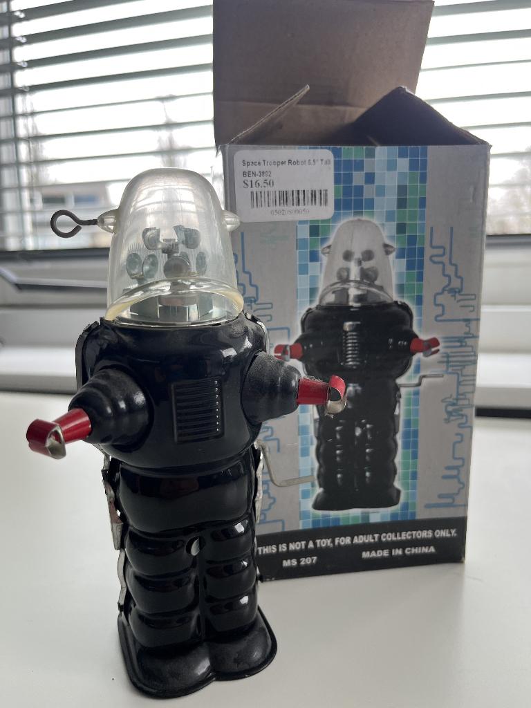 Space Trooper robot blik, Ophalen of Verzenden