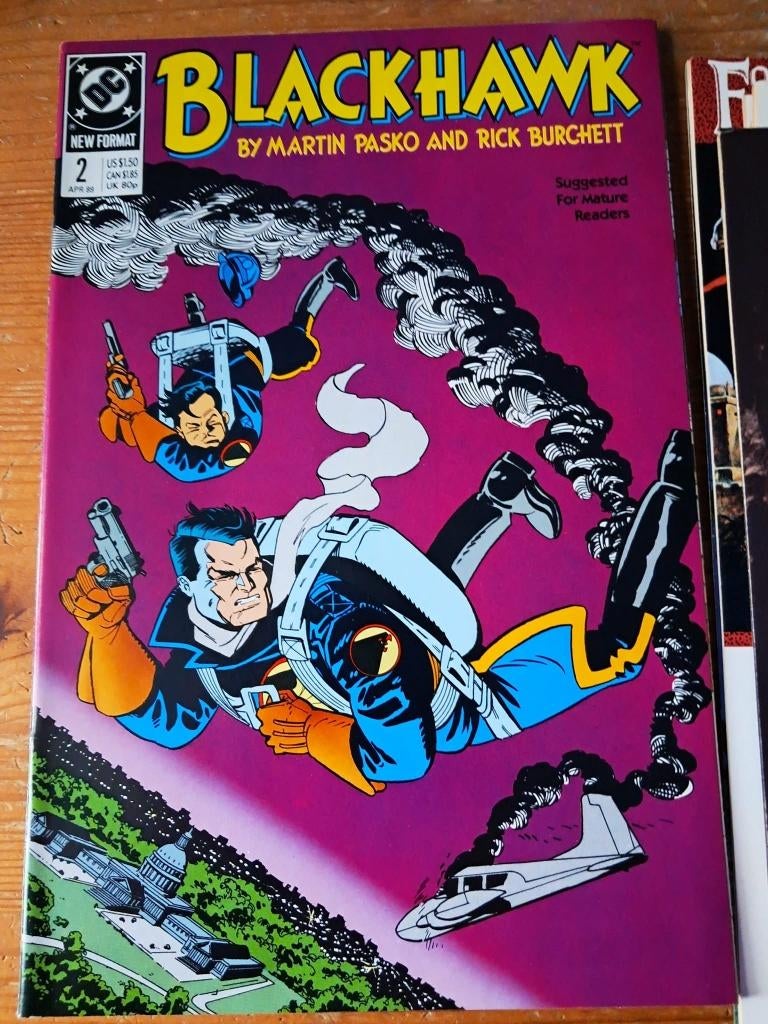 Blackhawk, Amerika, Meerdere comics, Martin Pasko, Ophalen