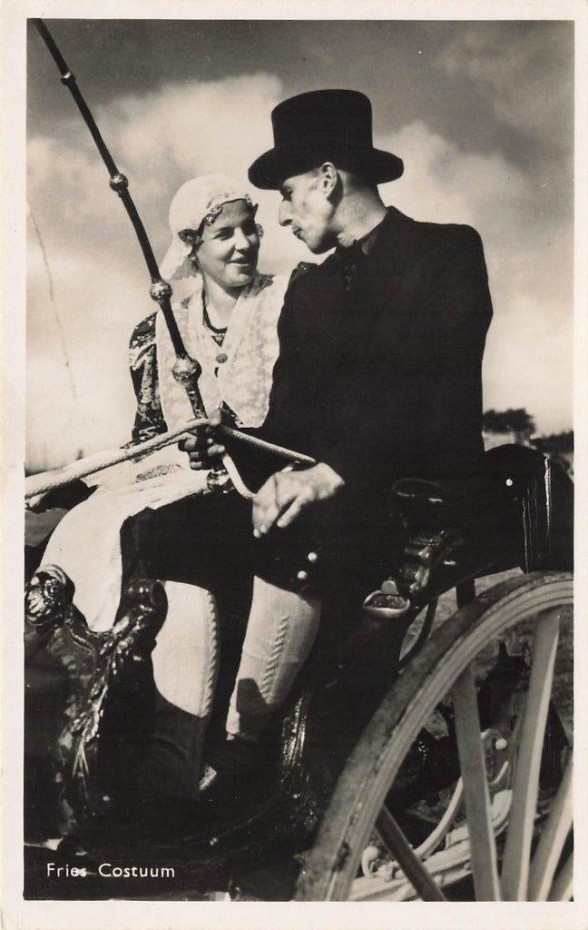 Fries Costuum, Verzamelen, Ansichtkaarten | Nederland, Ophalen of Verzenden, 1940 tot 1960, Ongelopen, Friesland