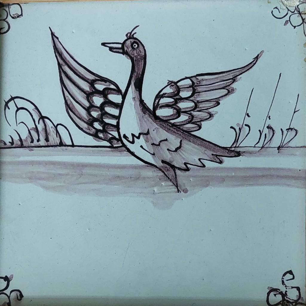 Handbeschilderde tegel . Moederdagtip, Ophalen of Verzenden