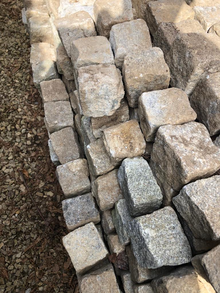 Granieten kinderkopjes, Ophalen, Klinkers, Zo goed als nieuw, Natuursteen