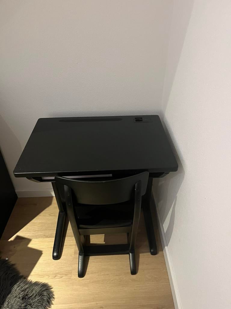 Superleuk vintage bureau met stoel!!!, Ophalen, Zo goed als nieuw, Overige typen