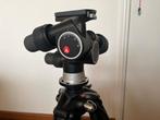 Manfrotto carbon statief 057 met 405 geared head, Ophalen, Gebruikt, Driepoot, 150 tot 175 cm